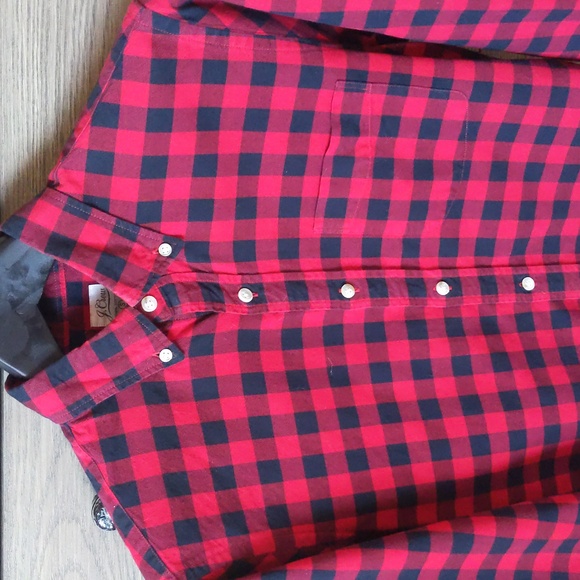 J Crew Checked Button Down Shirt - Picture 2 of 8